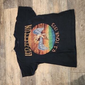 Led Zeppelin U.S. Tour 1975 Graphic Tee